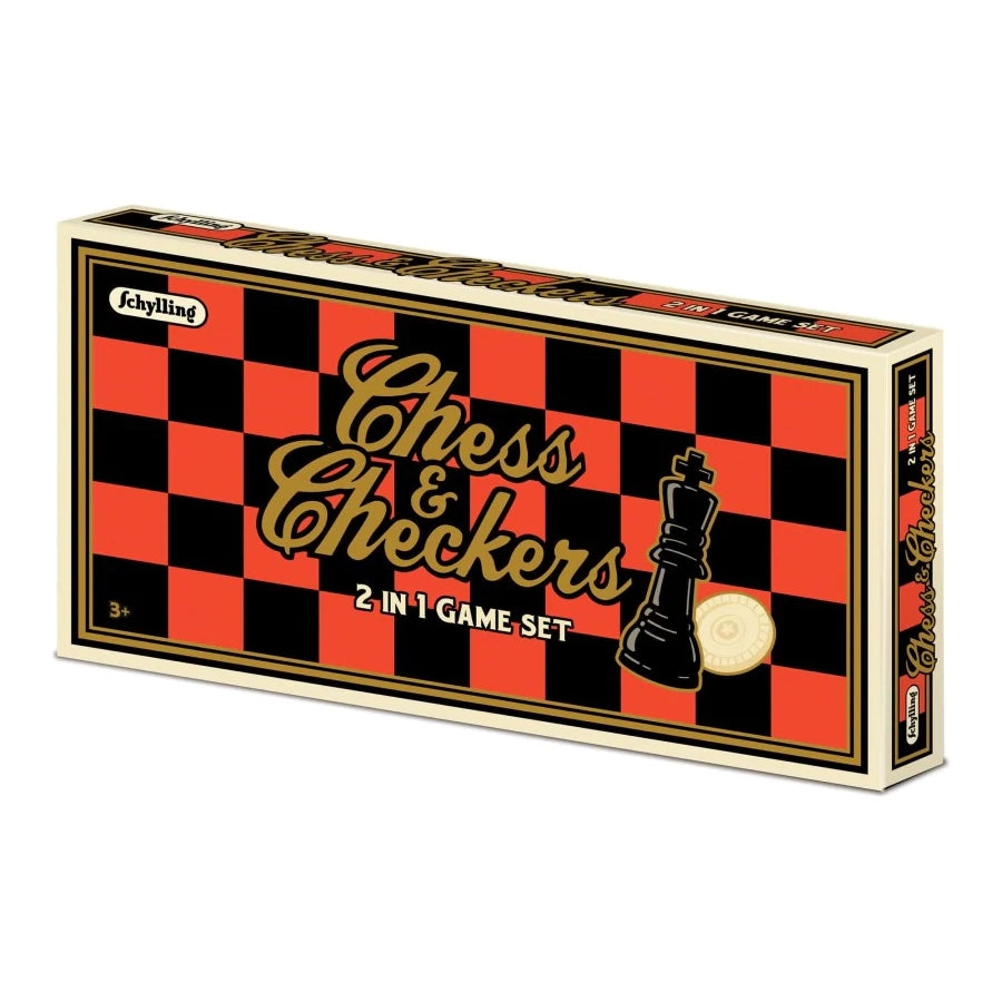 chess and checkers box