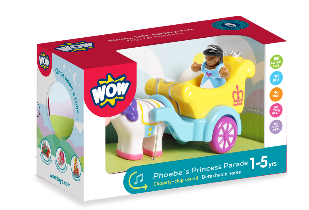 the package showing phoebe's princess parade