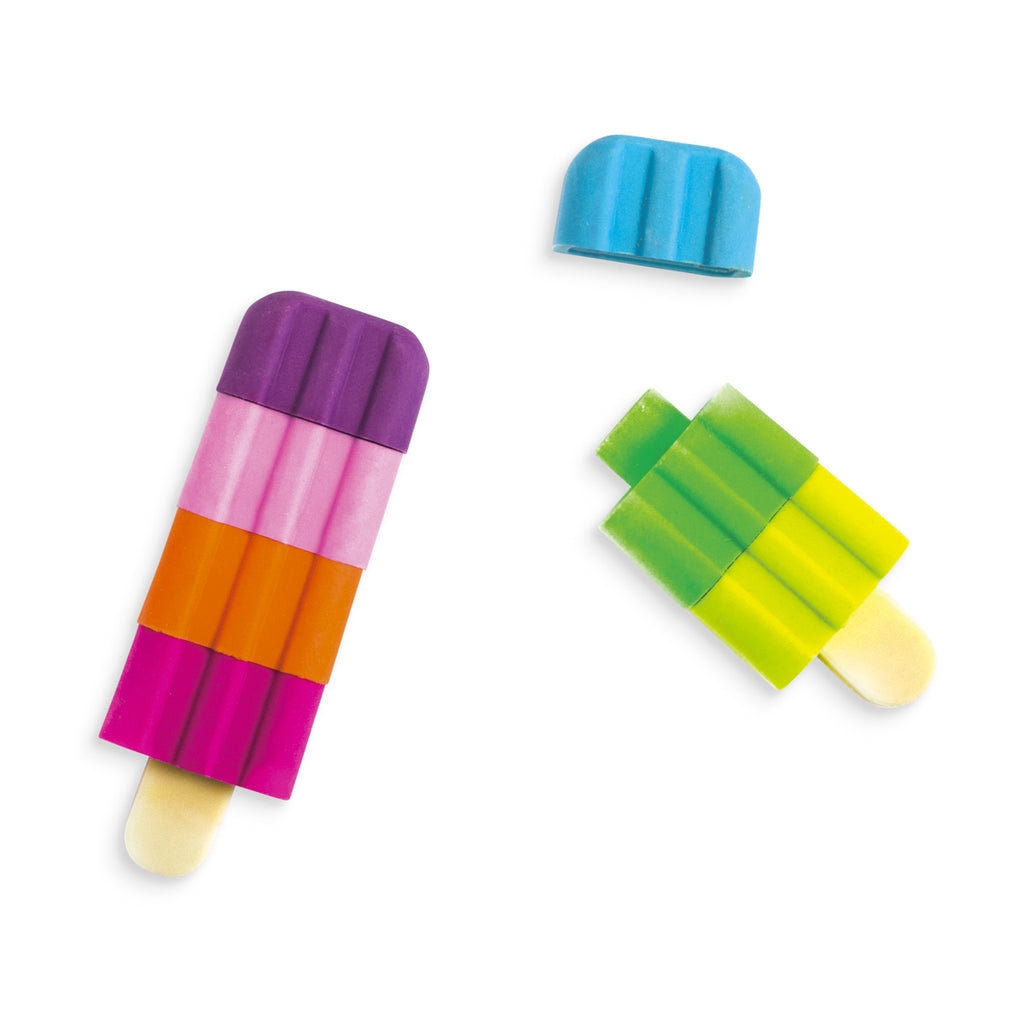 the multicolored segments can be mixed and matched to make your own popsicle design