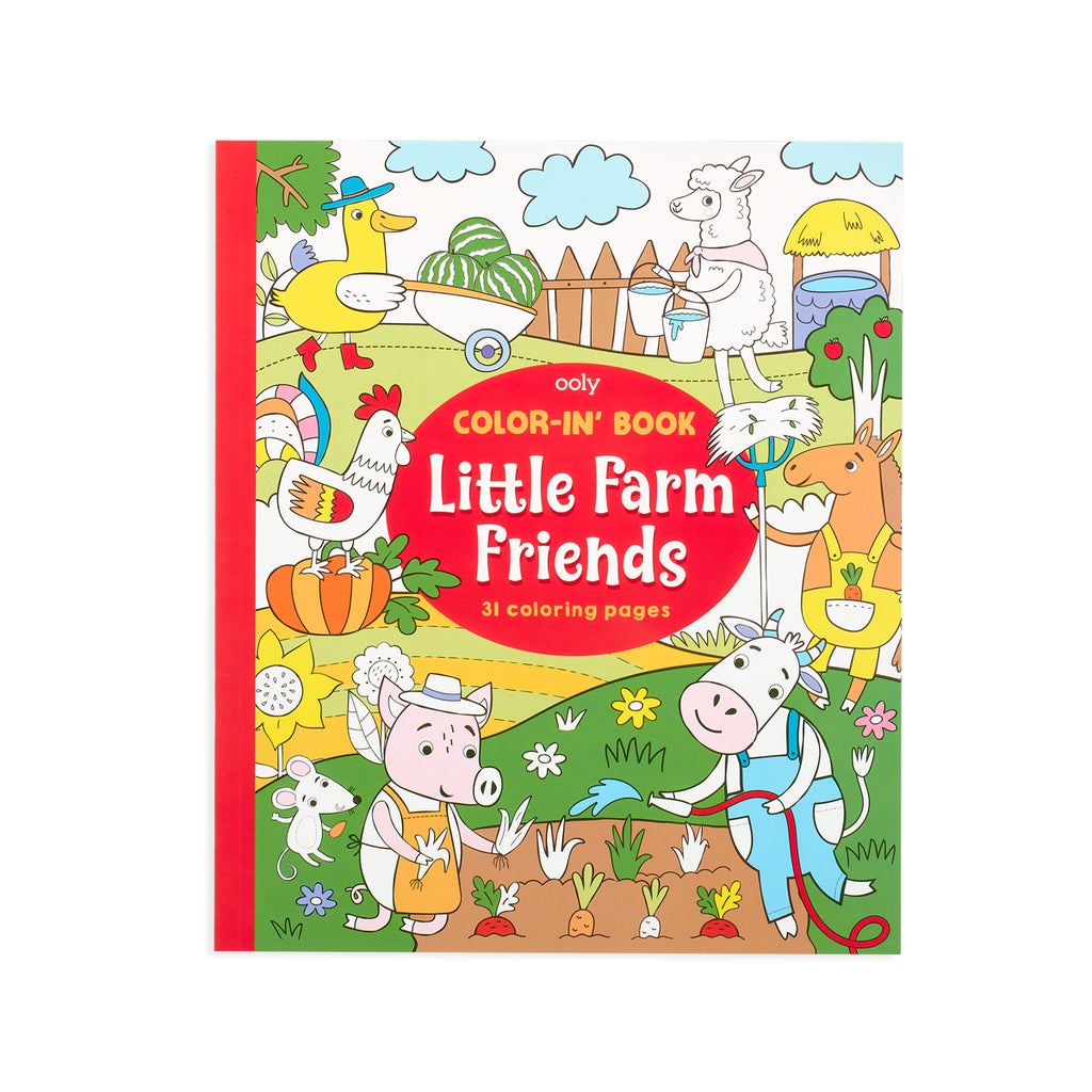the cover showing cute farm animals working on a farm