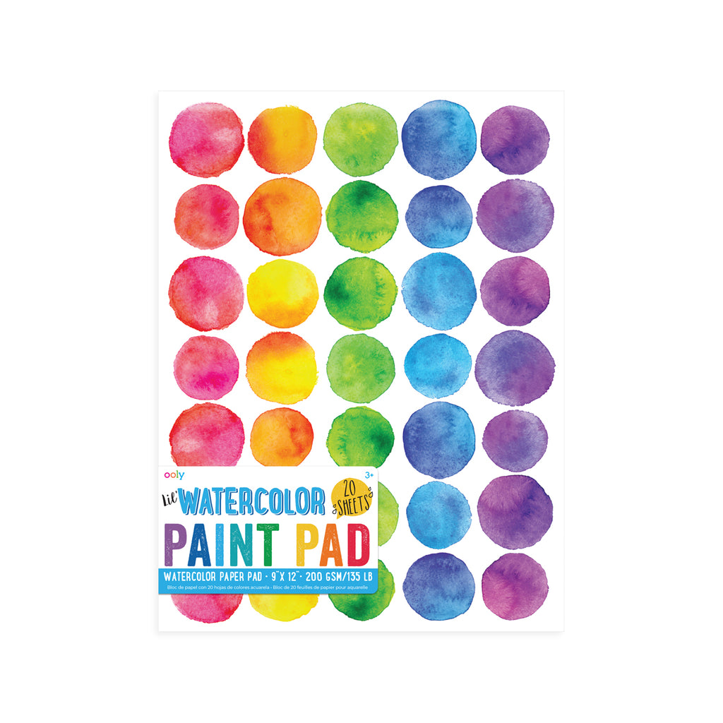 the cover showing multicolored circles of watercolor swatches