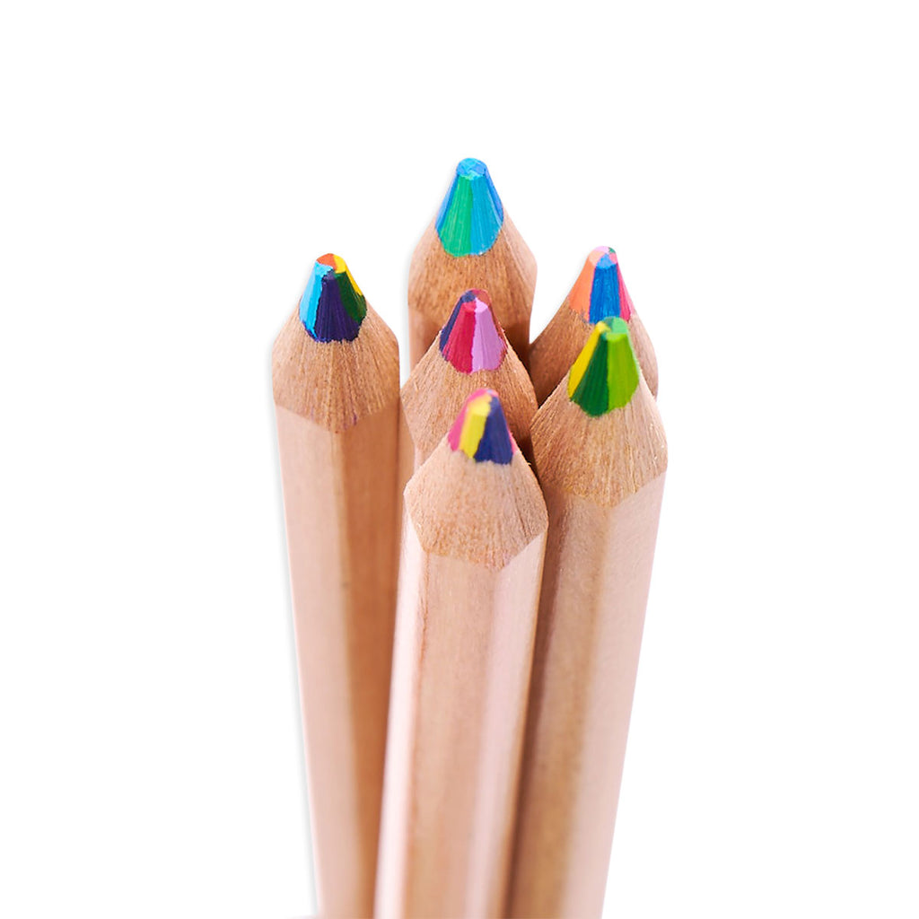 the pencil tis showing a variety of mixed colors