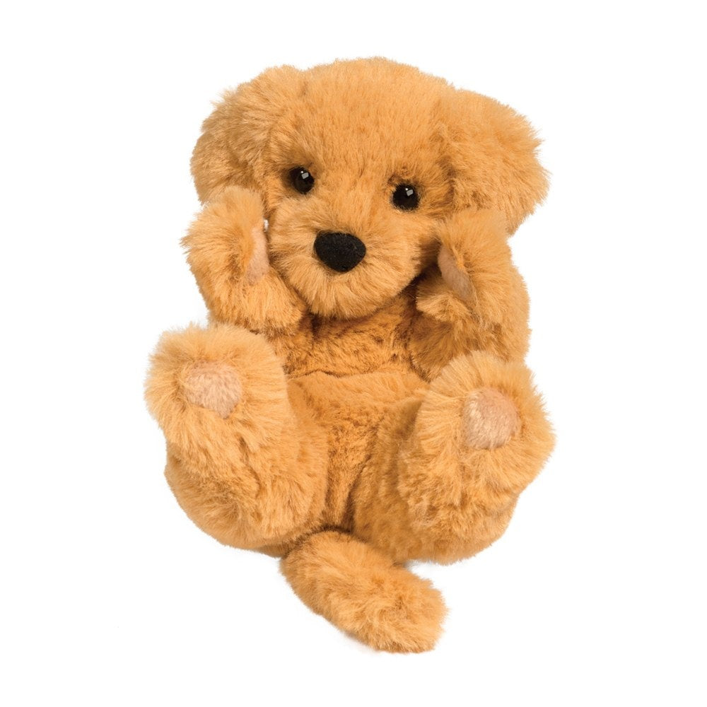 a golden retriever puppy stuffed toy