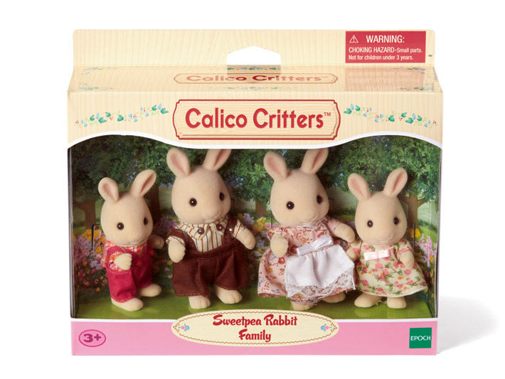 Calico Critters Sweetpea Rabbit Family Allison Wonderland Toys