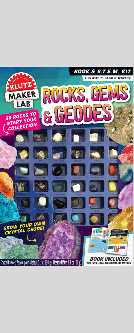 Klutz Maker Lab: Rocks, Gems, and Geodes – Allison Wonderland