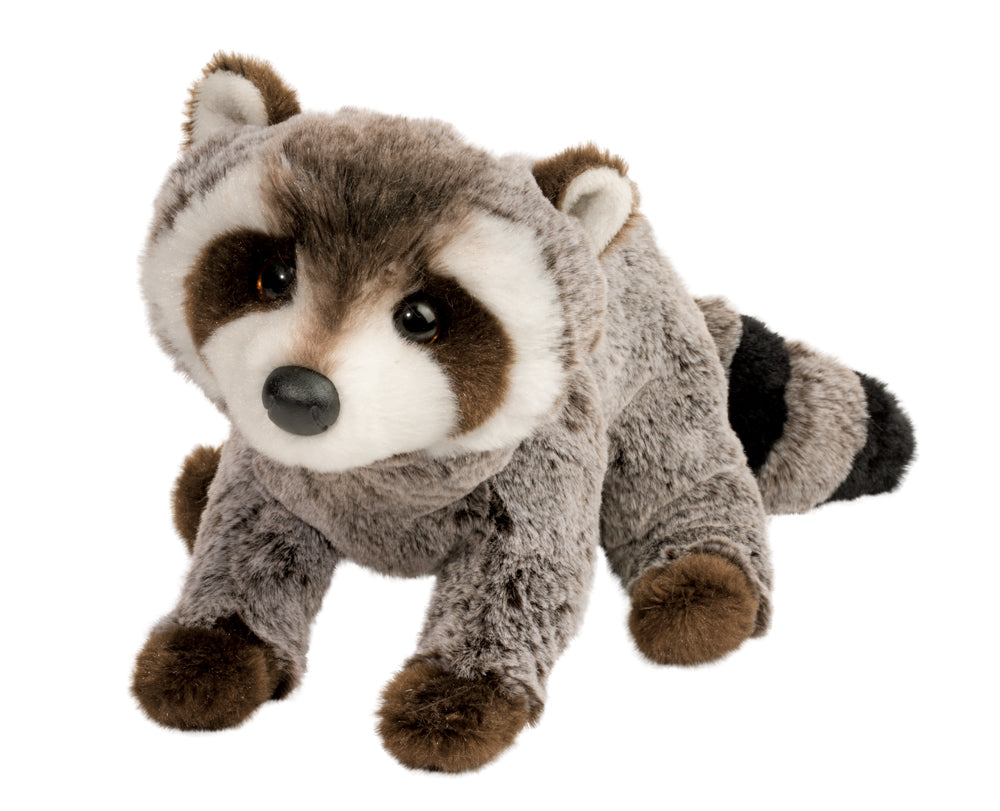 a raccoon stuffed toy