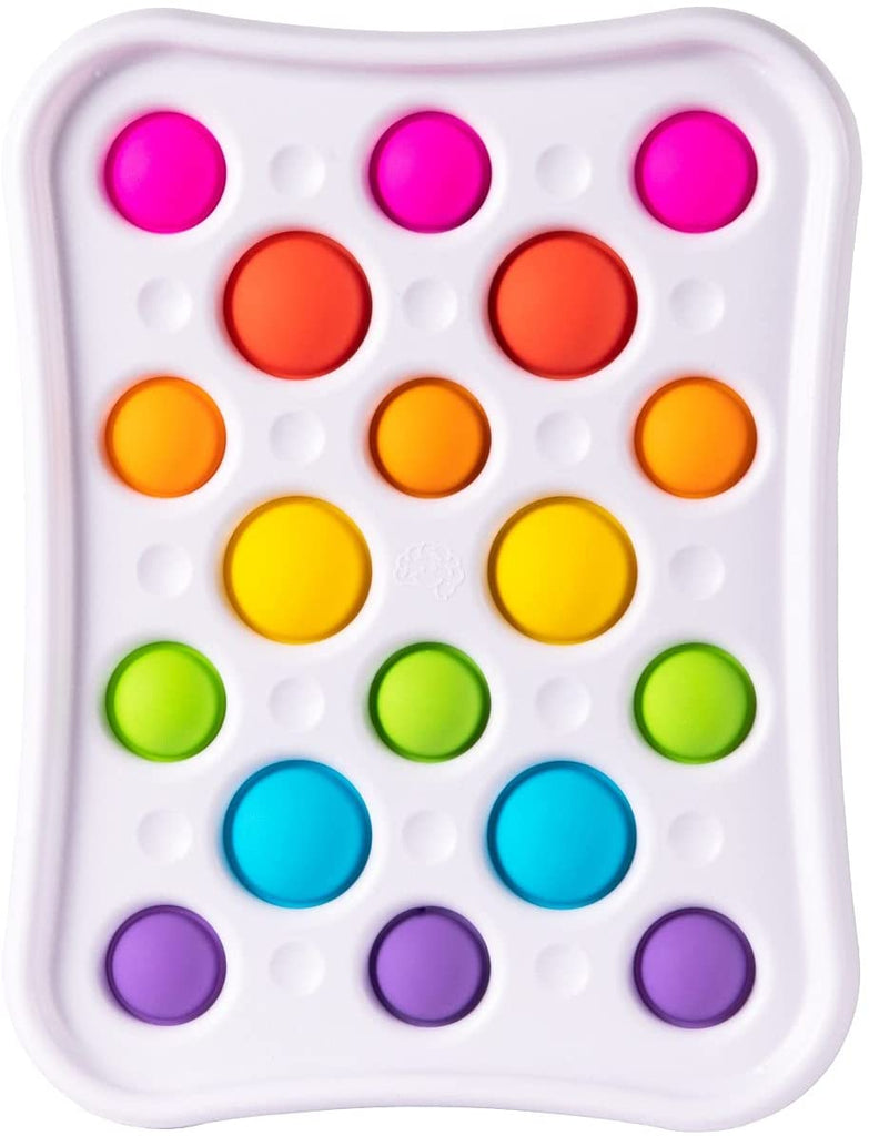 the tablet of 18 multicolored dimple pops