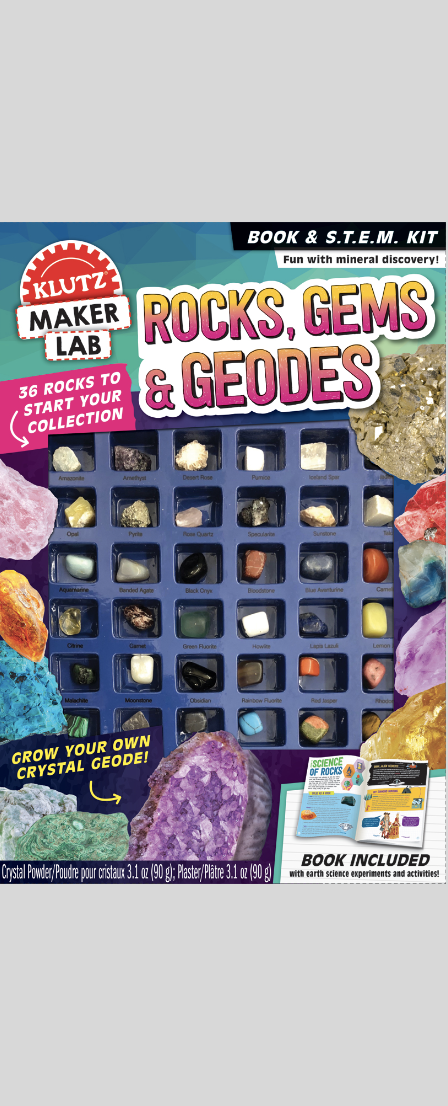 Our Lab Rocks Klutz Maker Lab: Rocks, Gems, and Geodes – Allison Wonderland