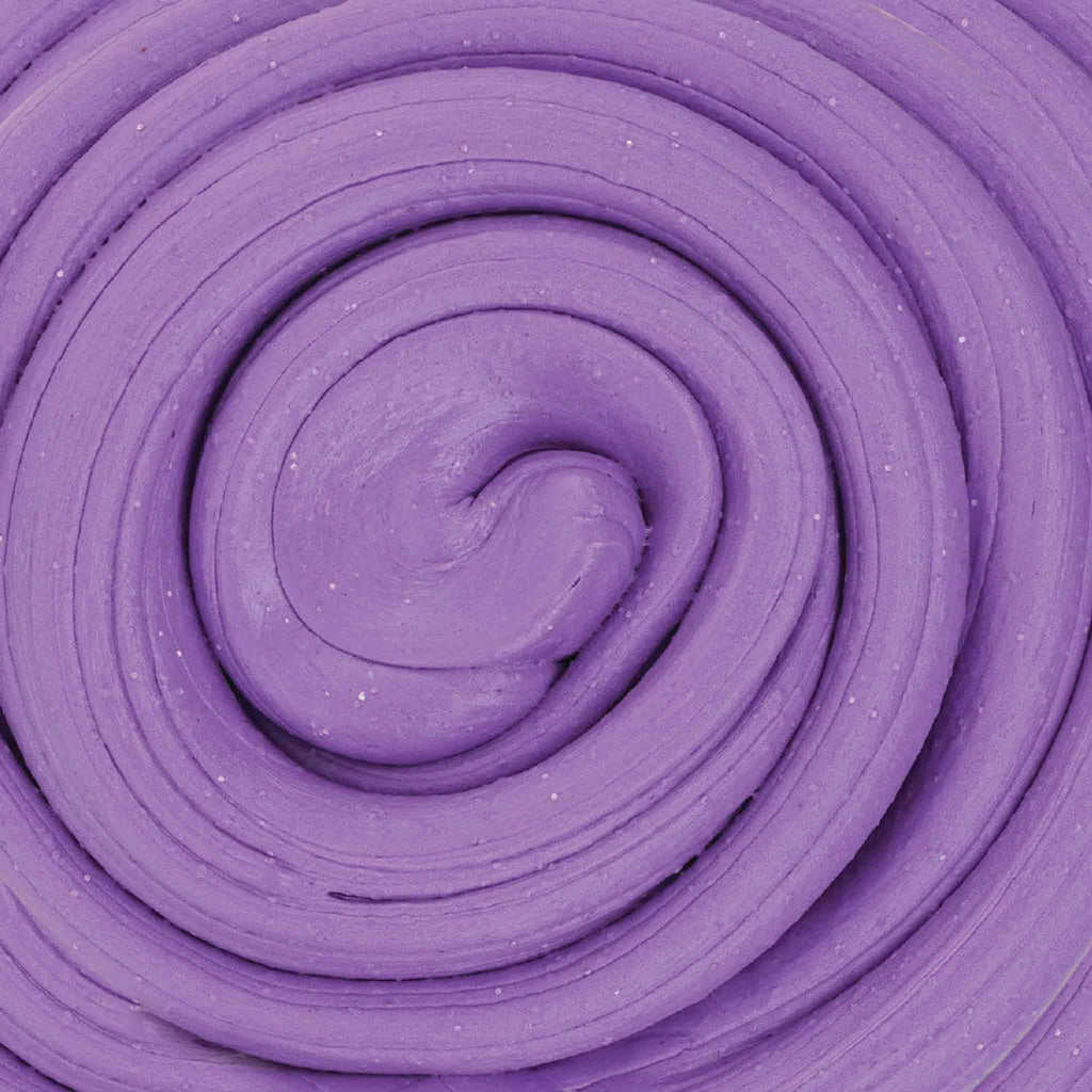 a close up of the swirled putty