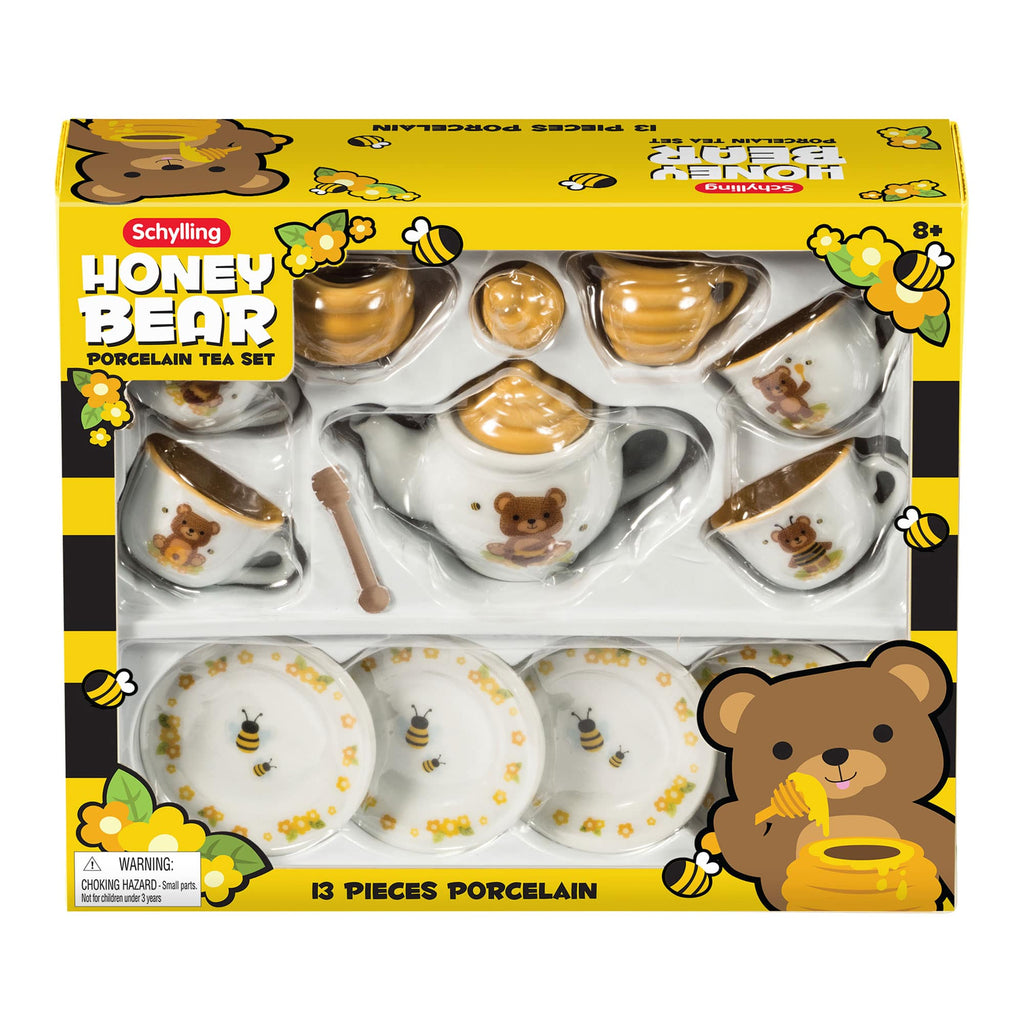 the honey bear tea set package