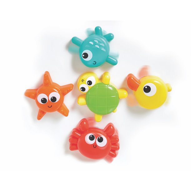 the five spin n play sea friends