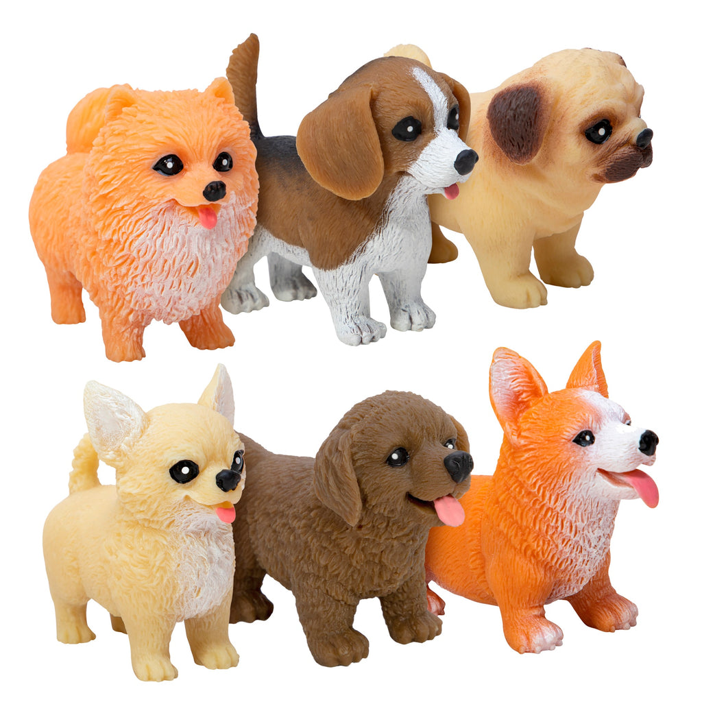 Pomeranian, Beagle, Pug, Chihuahua, Chocolate Lab, and Corgi Pocket Pups
