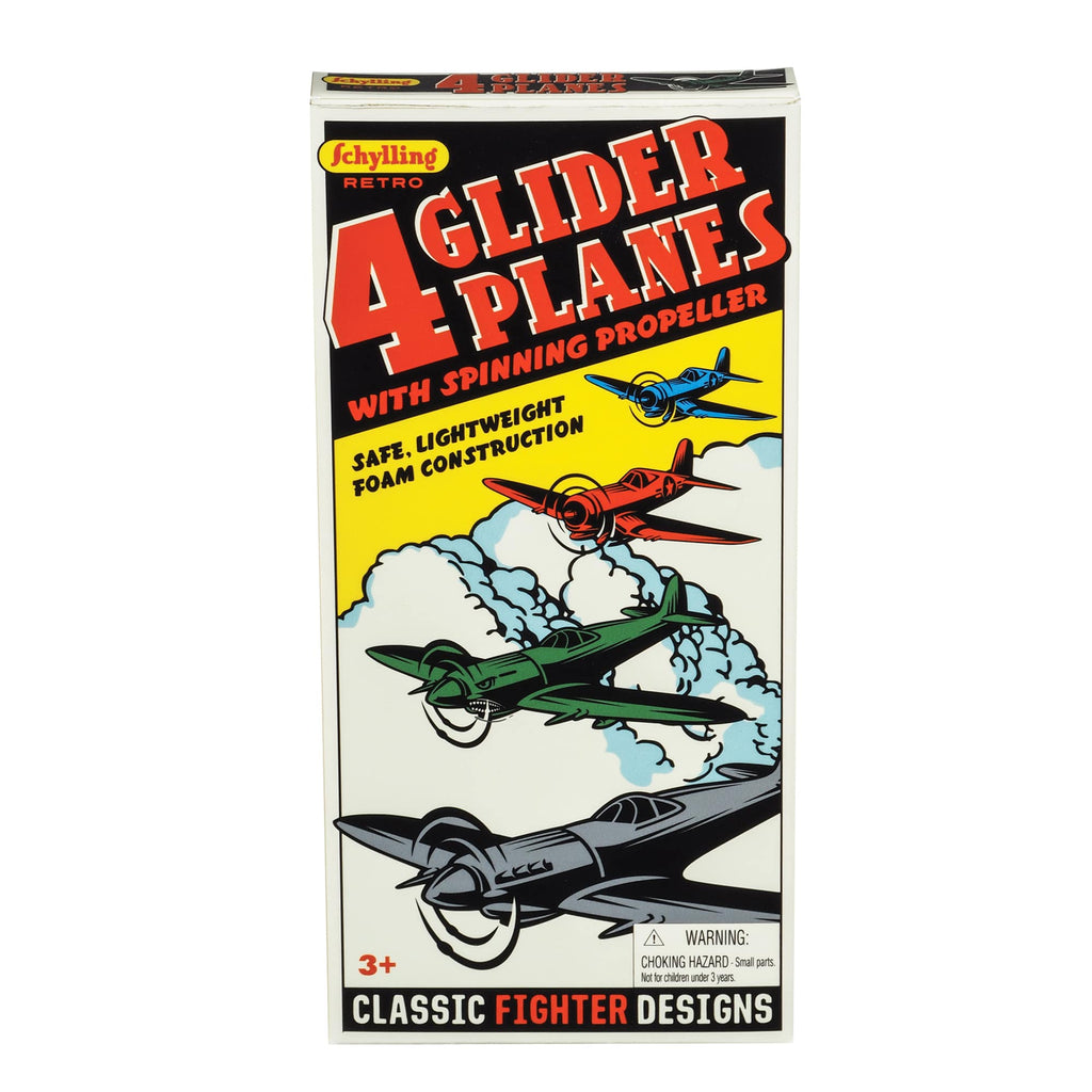 the 4 glider planes packaging