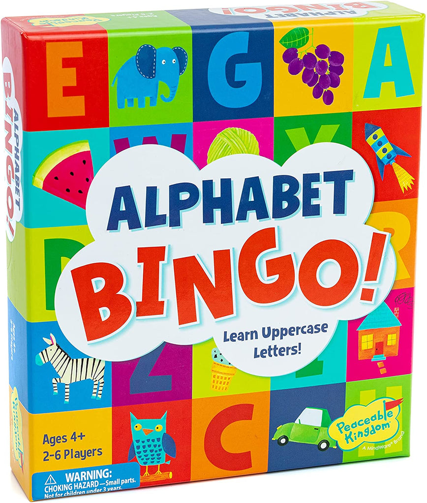 the game box with colorful letters